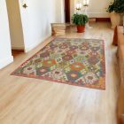 Maimana Kilim koberec 296x200 afganský ručne tkaný kilim