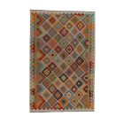 Chobi kilim koberec 196x302 ručne tkaný vlnený kelim