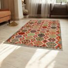 Maimana Kilim koberec 205x307 afganský ručne tkaný kilim