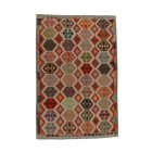 Maimana Kilim koberec 205x307 afganský ručne tkaný kilim