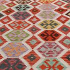 Maimana Kilim koberec 205x307 afganský ručne tkaný kilim