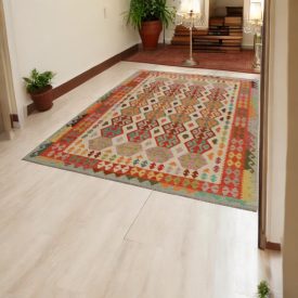 Ručne tkaný kilim 203x302 Maimana Kilim koberec