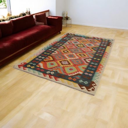 Ručne tkaný kilim Chobi 171x250 afganský vlnený Kilim