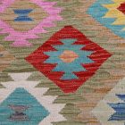 Vlnený kilim koberec Chobi 203x298 ručne tkaný afganský kilim