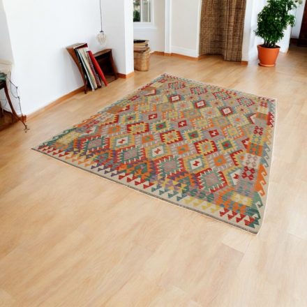 Afganský Kilim koberec Chobi 200x308 etnický ručne tkaný kilim