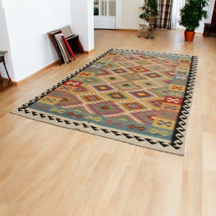 Maimana Kilim koberec 200x303 afganský ručne tkaný kilim