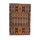 Vlnený kilim koberec Chobi 202x298 ručne tkaný afganský kilim