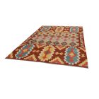 Vlnený kilim koberec Chobi 202x298 ručne tkaný afganský kilim
