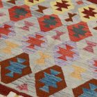 Vlnený kilim koberec Chobi 202x298 ručne tkaný afganský kilim