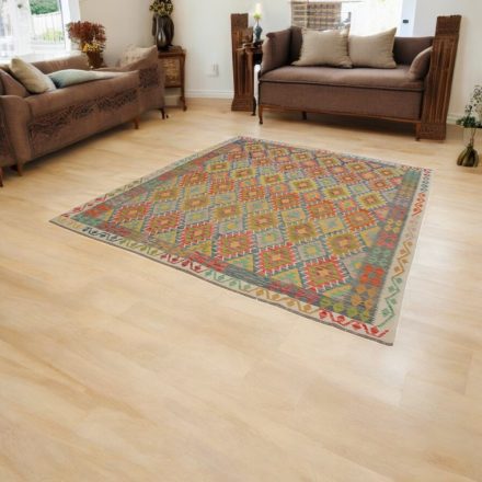 Afganský Kilim 252x301 ručne tkaný koberec Kilim