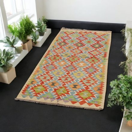 Etnický koberec Kilim Chobi 85x203 ručne tkaný kilim