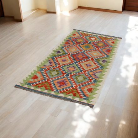 Behúň Kilim koberec Maimana 84x190 afganský ručne tkaný kilim