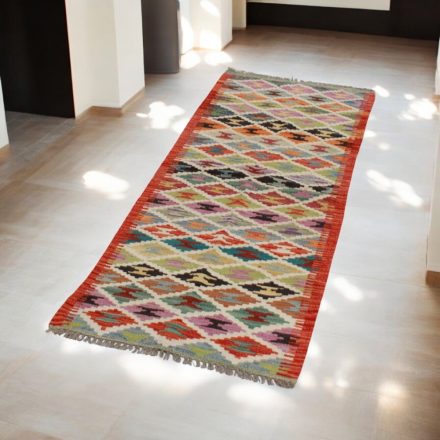 Behúň Kilim Chobi 60x180 ručne tkaný vlnený kelim