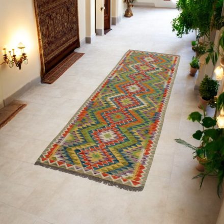 Afganský behúň Kilim 80x285 ručne tkaný koberec Kilim