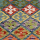 Vlnený behúň Kilim Chobi Chobi 79x292 ručne tkaný afganský kilim