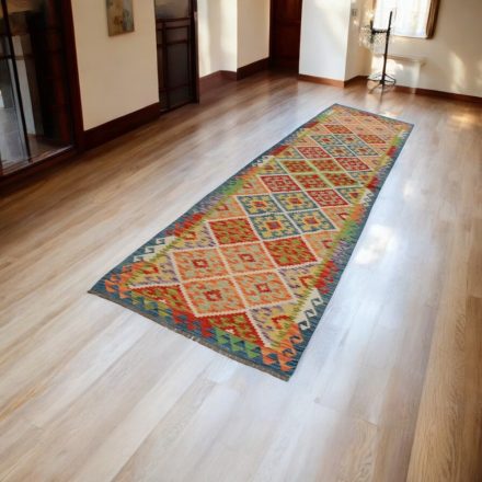 Behúň Kilim koberec Maimana 87x390 afganský ručne tkaný kilim