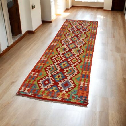 Behúň Kilim koberec Maimana 82x307 afganský ručne tkaný kilim
