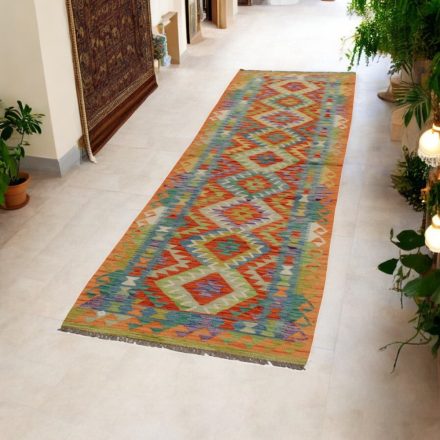 Etnický koberec Kilim Chobi 82x304 ručne tkaný kilim
