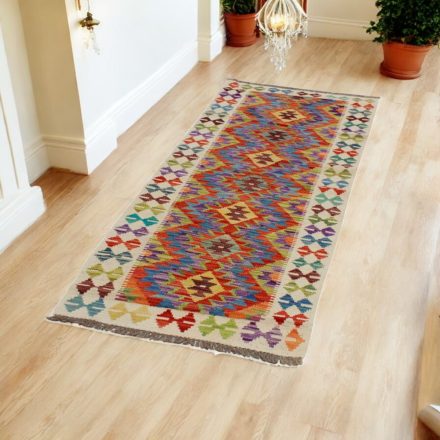 Behúň Kilim koberec Maimana 73x198 afganský ručne tkaný kilim