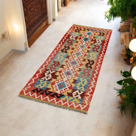 Afganský behúň Kilim Chobi  66x199 ručne tkaný koberec Kilim