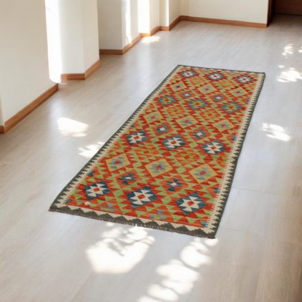 Etnický koberec Kilim 84x240 ručne tkaný kilim