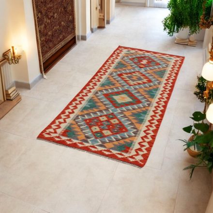 Behúň Kilim koberec Maimana 72x197 afganský ručne tkaný kilim