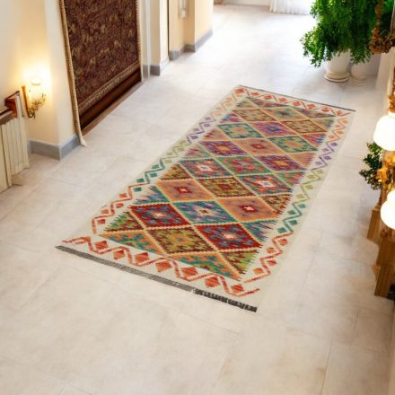 Afganský behúň Kilim 78x197 ručne tkaný koberec Kilim