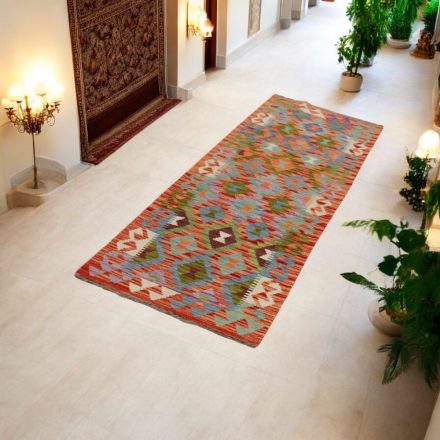 Etnický koberec Kilim 63x202 ručne tkaný kilim