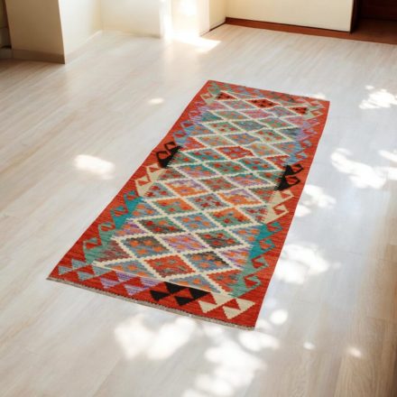 Afganský behúň Kilim Chobi  65x201 etnický ručne tkaný kilim