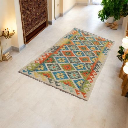 Behúň Kilim koberec Maimana 85x208 afganský ručne tkaný kilim