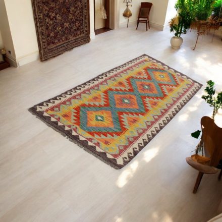 Behúň Kilim Chobi 78x209 ručne tkaný vlnený kelim