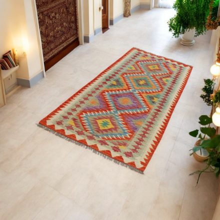 Afganský behúň Kilim 84x201 etnický ručne tkaný kilim
