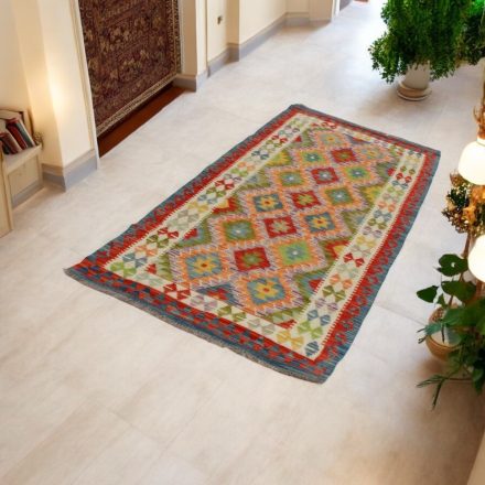 Ručne tkaný behúň koberec Kilim 91x238 Maimana Kilim koberec