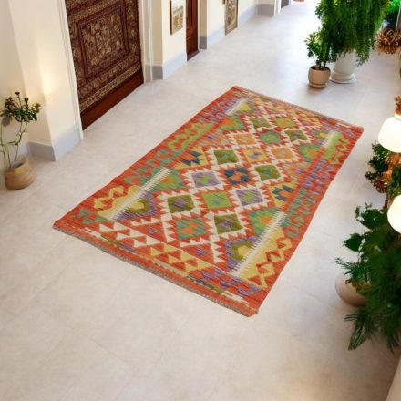 Behúň Kilim Chobi 82x209 ručne tkaný vlnený kelim