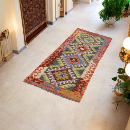 Etnický koberec Kilim Chobi 64x198 ručne tkaný kilim