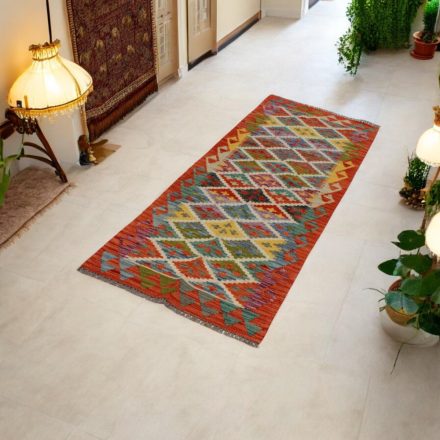 Ručne tkaný behúň koberec Kilim 66x202 Maimana Kilim koberec