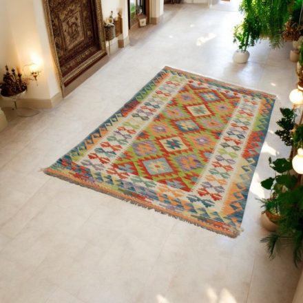 Afganský Kilim koberec Chobi 102x198 etnický ručne tkaný kilim