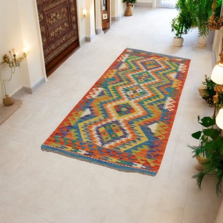 Ručne tkaný behúň koberec Kilim Chobi 73x215 afganský vlnený Kilim