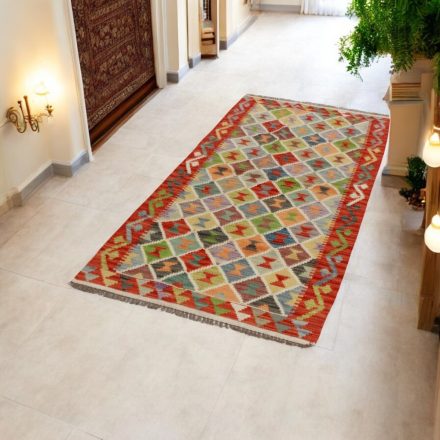 Behúň Kilim koberec Maimana 83x209 afganský ručne tkaný kilim
