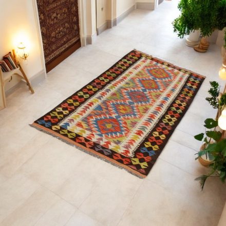 Afganský behúň Kilim Chobi 78x197 ručne tkaný koberec Kilim