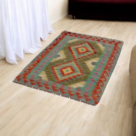 Chobi kilim koberec 85x129 ručne tkaný vlnený kelim