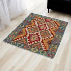 Afganský Kilim koberec Chobi 86x126 etnický ručne tkaný kilim