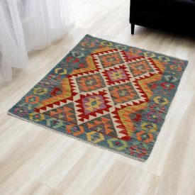   Afganský Kilim koberec Chobi 86x126 etnický ručne tkaný kilim