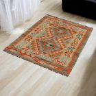Ručne tkaný kilim Chobi 80x113 afganský vlnený Kilim