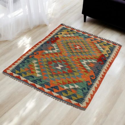Maimana Kilim koberec 84x124 afganský ručne tkaný kilim