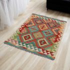 Afganský Kilim koberec Chobi 80x124 etnický ručne tkaný kilim
