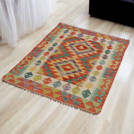 Vlnený kilim koberec Chobi 84x124 ručne tkaný afganský kilim