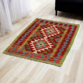   Afganský Kilim koberec Chobi 75x110 etnický ručne tkaný kilim