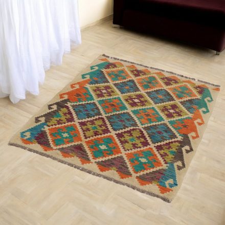 Ručne tkaný kilim Chobi 85x109 afganský vlnený Kilim