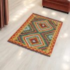 Ručne tkaný kilim Chobi 75x119 afganský vlnený Kilim